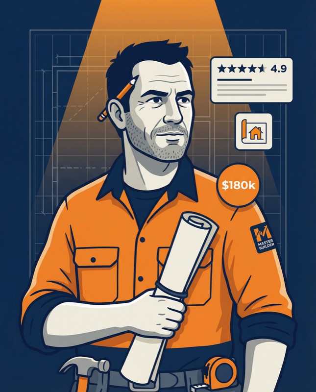 A builder on site in NZ