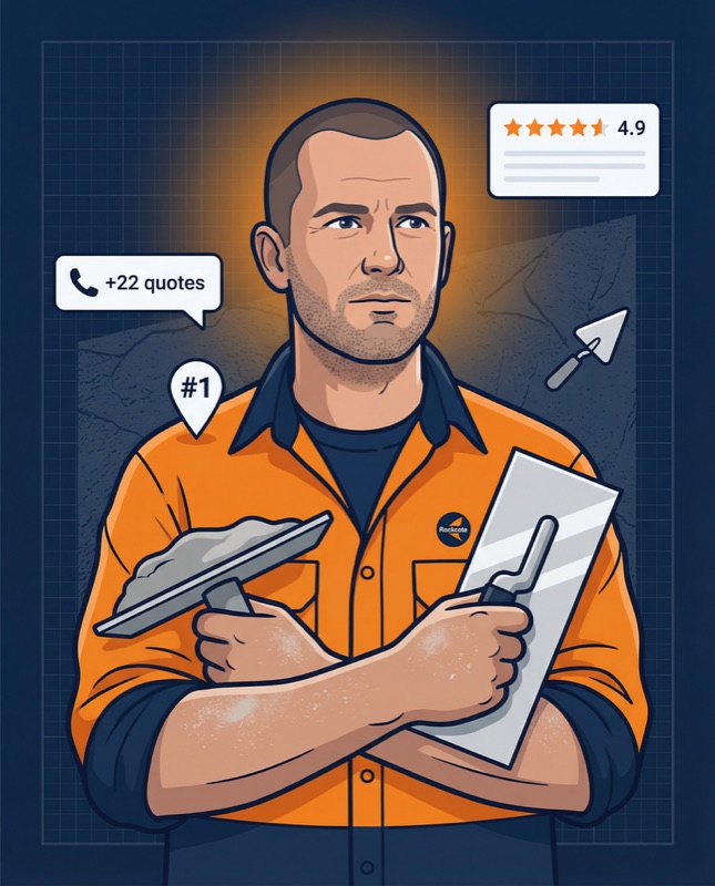 A plasterer on the tools in NZ